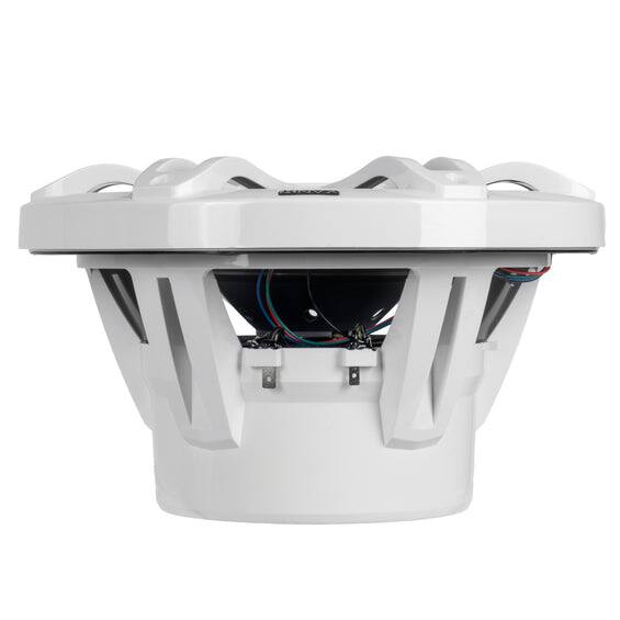 Alt View 1. NVX - 10" V-Series Single 4-ohm Marine Subwoofer with LED Lighting - White.