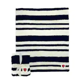 Logo Brands - Chicago Bears 50" x 60" Cable-Knit Throw Blanket - Multicolor