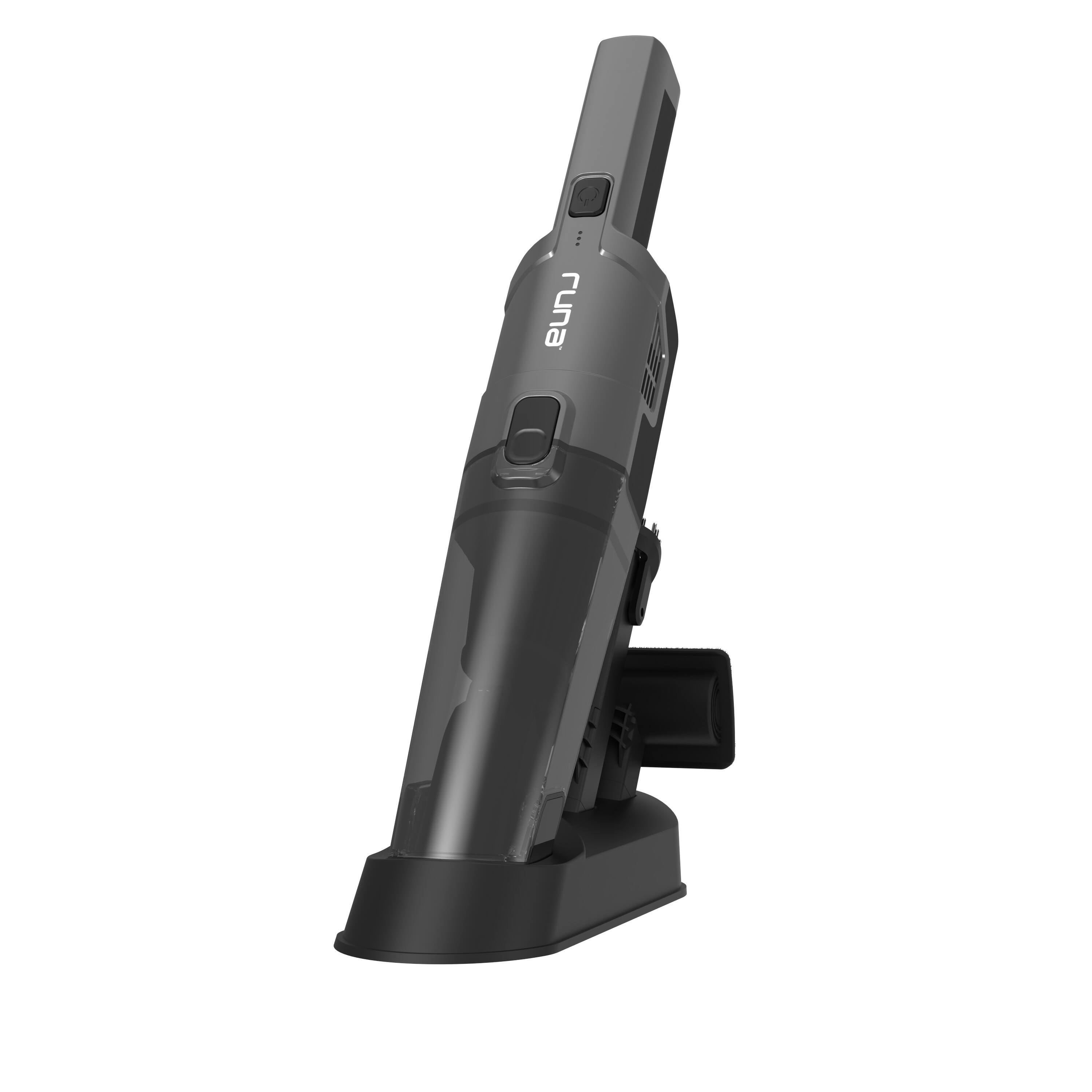 Angle. Tzumi - Runa QuickVac Cordless Hand Vacuum with USB Charging and Multiple Attachments.