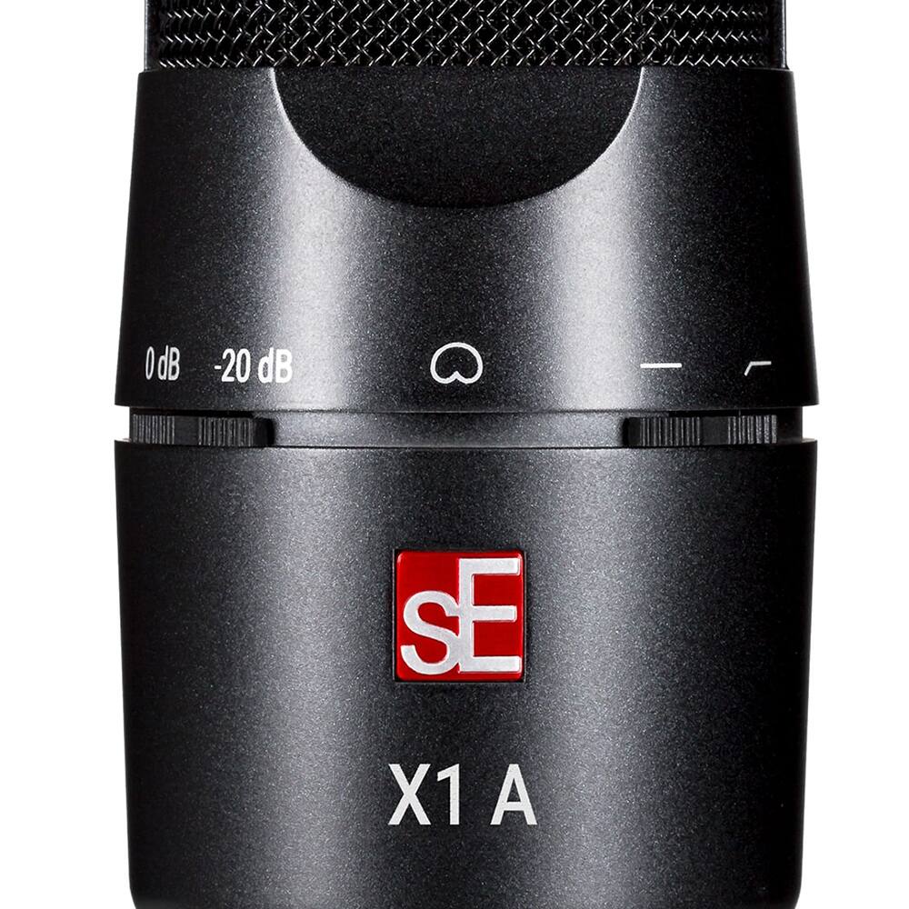 Alt View 2. sE Electronics - SE Electronics X1 A Black Condenser Microphone with Cardioid Polar Pattern.