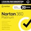 1 YEAR PRE-PAID SUBSCRIPTION
Continuous protection renews automatically each year
norton
Includes Advanced 20 DEVICES Scam Protection
Norton 360 Platinum
Advanced Scam Protection
Parental Controls
Dark Web Monitoring
Secure VPN for Online Privacy
Virus, Malware, Spyware & Ransomware Protection
100 GB PC Cloud Backup