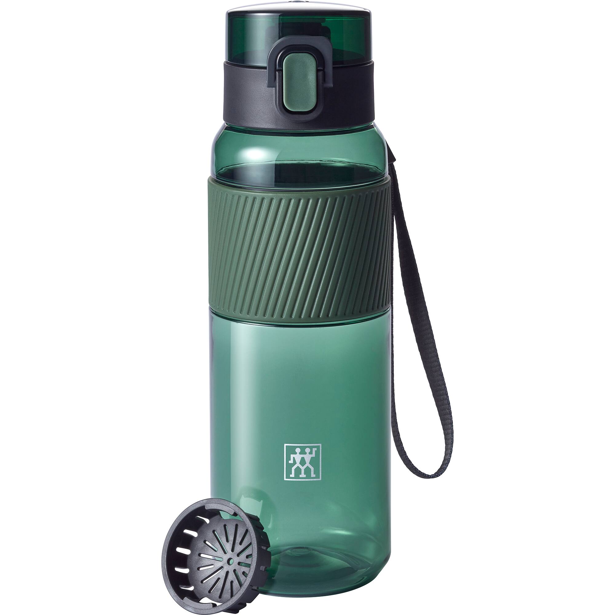 Front. ZWILLING - ZWILLING Tritan 24-ounce Water Bottle - Dark Green - Green.