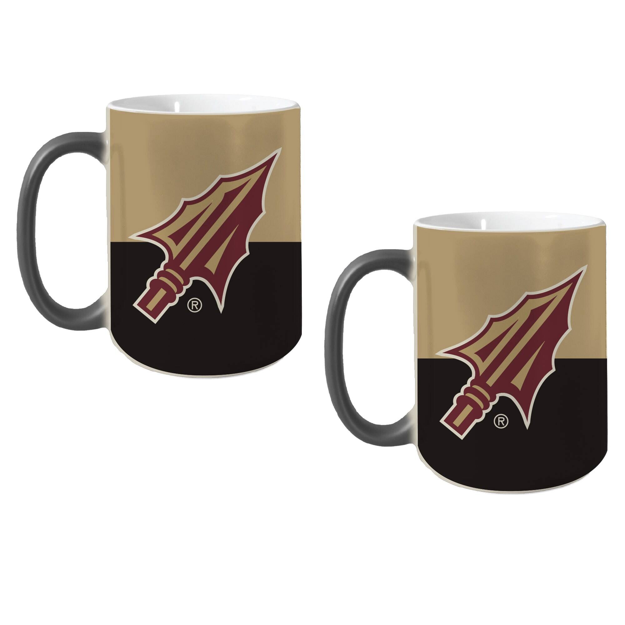 Alt View 1. Indigo Falls - Florida State Seminoles Two-Pack 15oz. Reveal Mug Set - Multicolor.