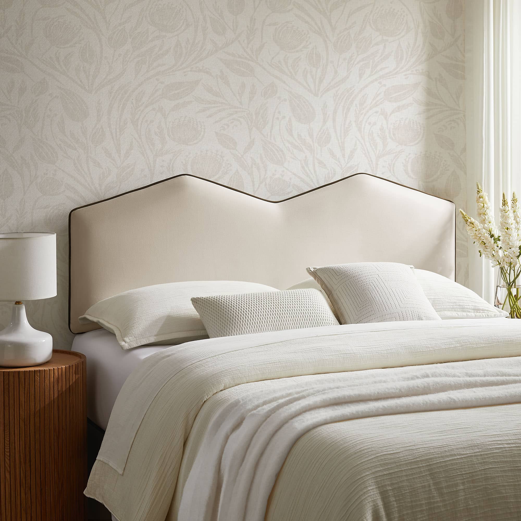 Cosette Performance Velvet Headboard by Modway - Alabaster price history on PriceWatchPro