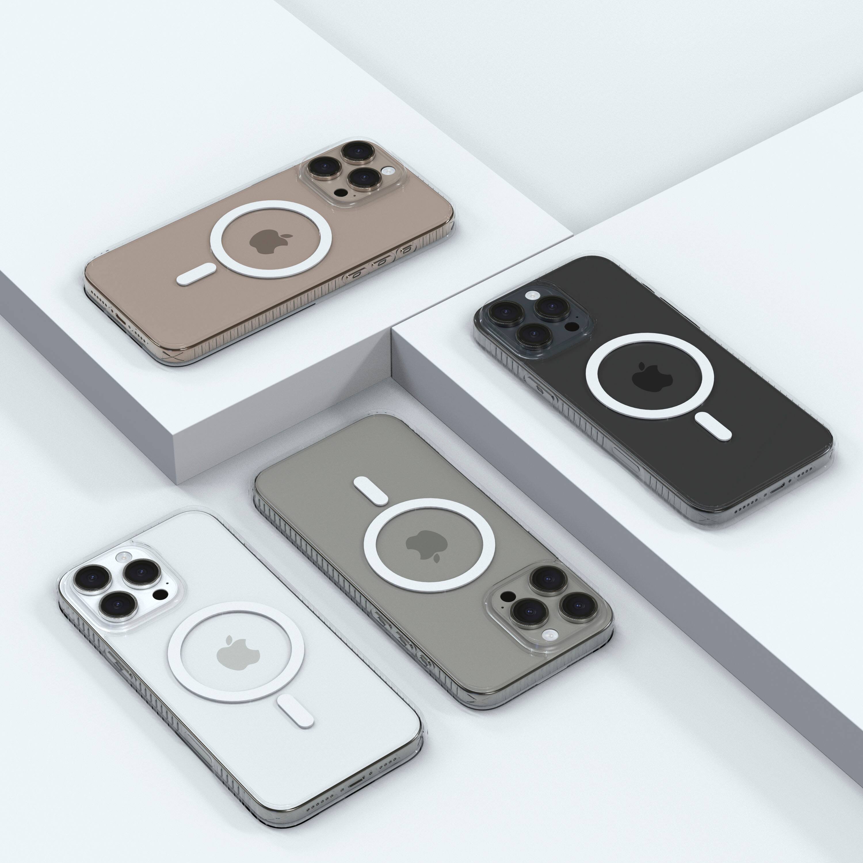 Alt View 14. Insignia™ - Hard-Shell Case with MagSafe for iPhone 16 Pro Max - Clear.