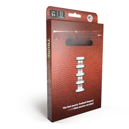 AGES 7+
2-4 PLAYERS
The fast-paced, football-themed game that anyone can play!