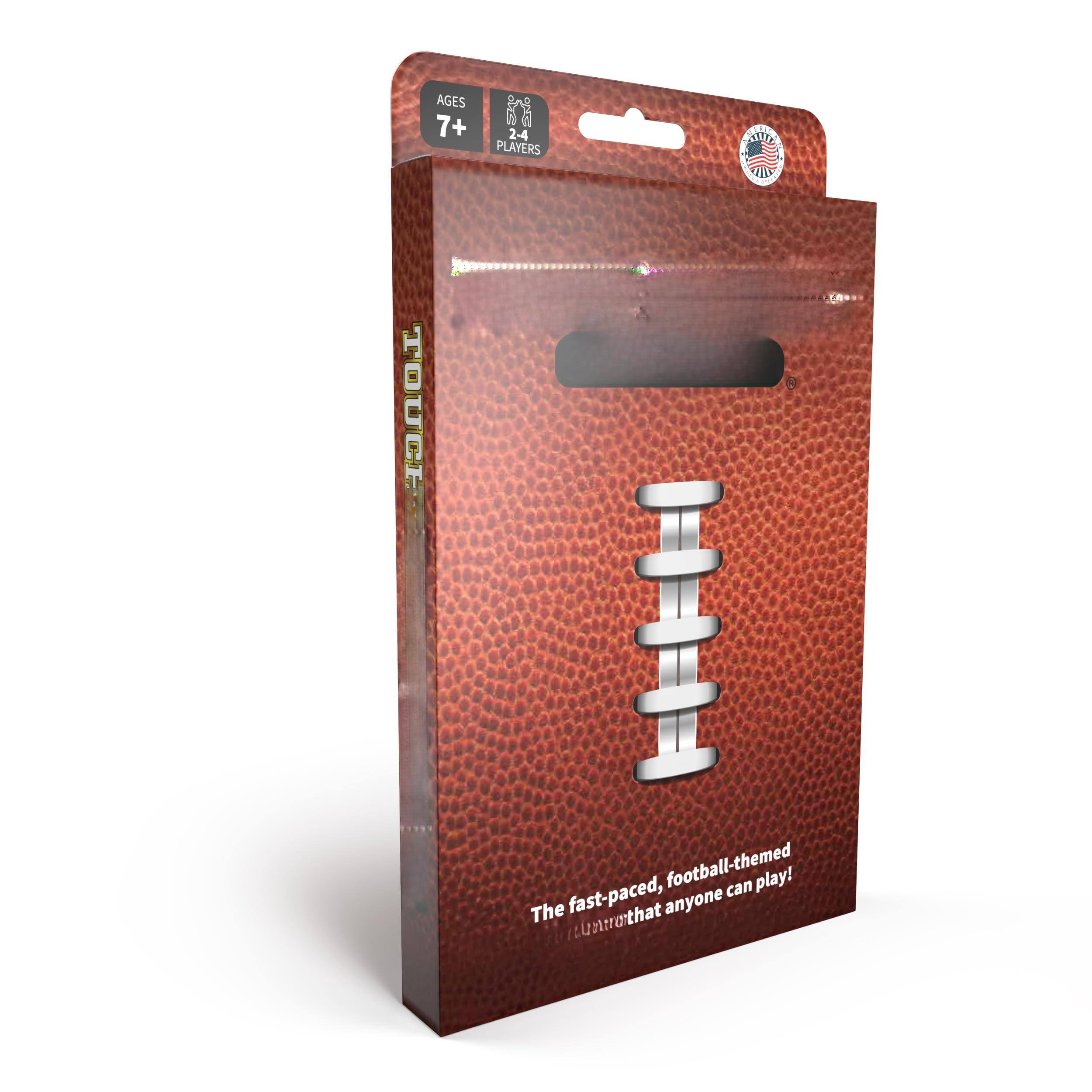 AGES 7+  
2-4 PLAYERS  

The fast-paced, football-themed game that anyone can play!