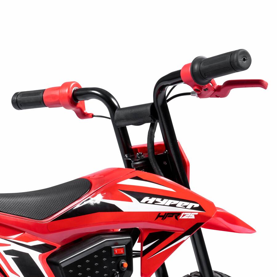 Hyper 125 Hyper HPR125 12V Electric Dirt Bike Ride On 8 MPH Max Speed Twist Grip ...