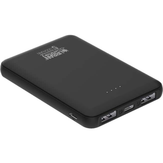 Urban Factory - JUICEE Max: 5.000 mAh Compact Battery - For Micro USB Device, USB Type A Device, USB Type C Device - Lithi