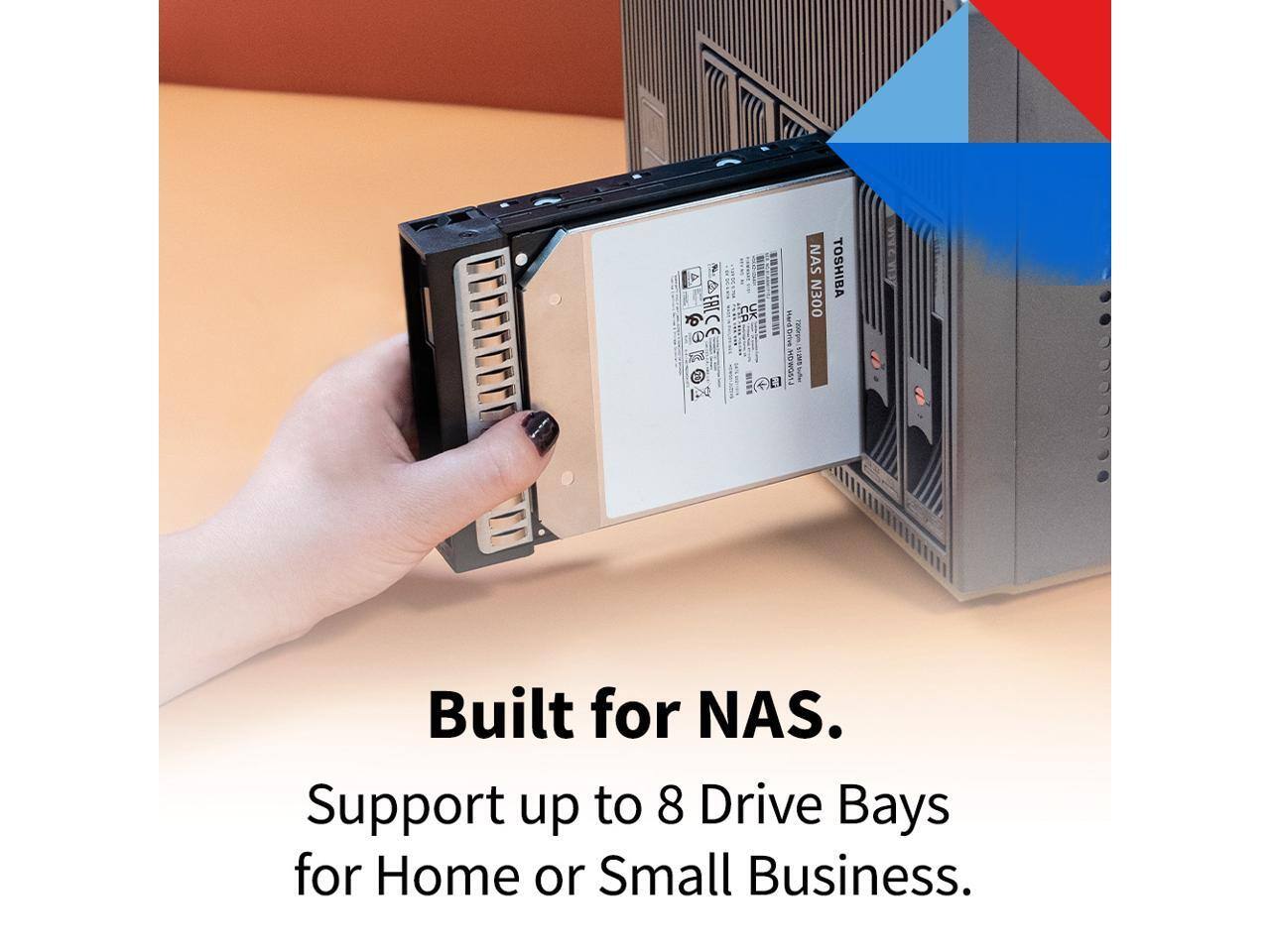 BC  
NAS TOSHIBA N300 Viard Drive 15060m PIROMOM -  
Built for NAS. Support up to 8 Drive Bays for Home or Small Business.