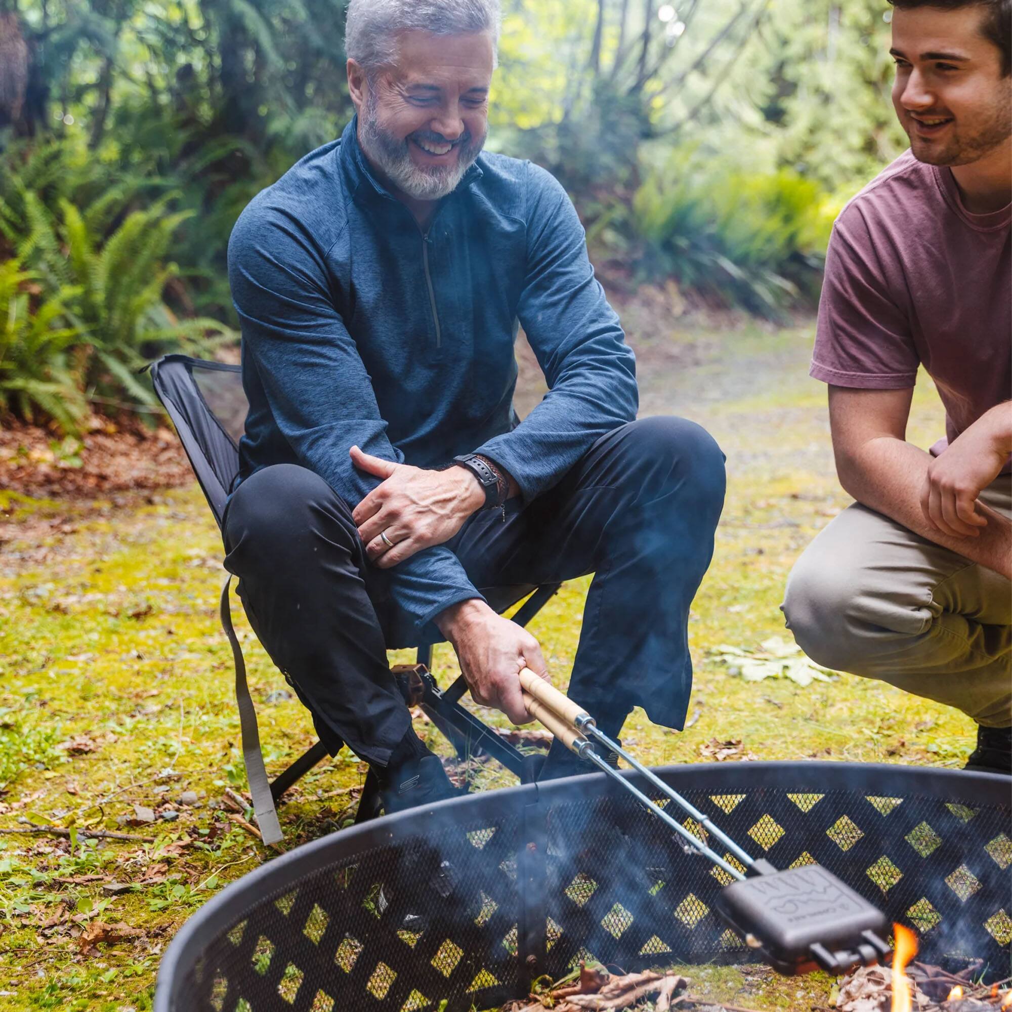 Alt View 5. Coghlan’s - Coghlan's Pre-Seasoned Cast Iron Camp Cooker for Pies, Sandwiches, or Grilling Meat.