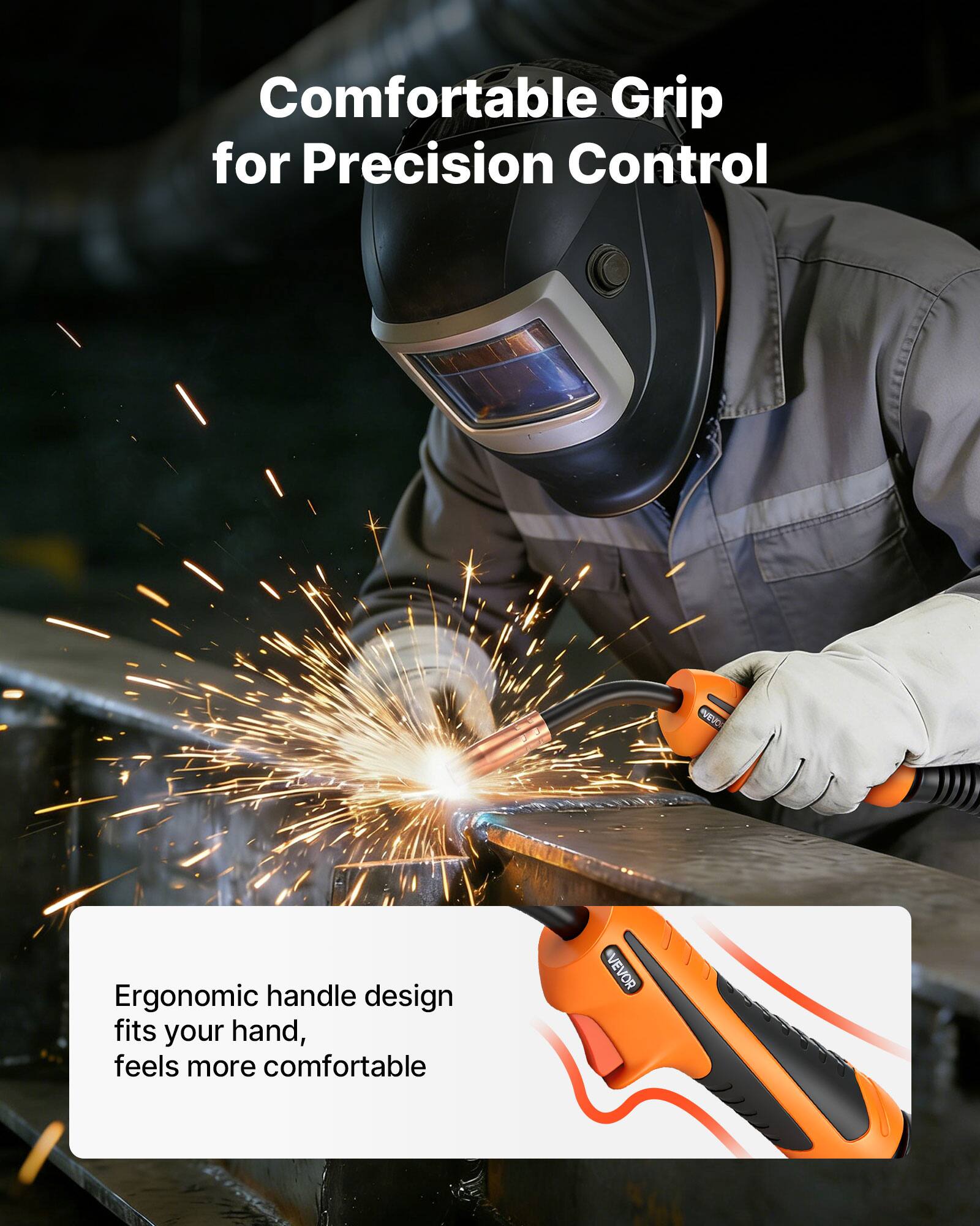 Comfortable Grip for Precision Control

Ergonomic handle design fits your hand, feels more comfortable