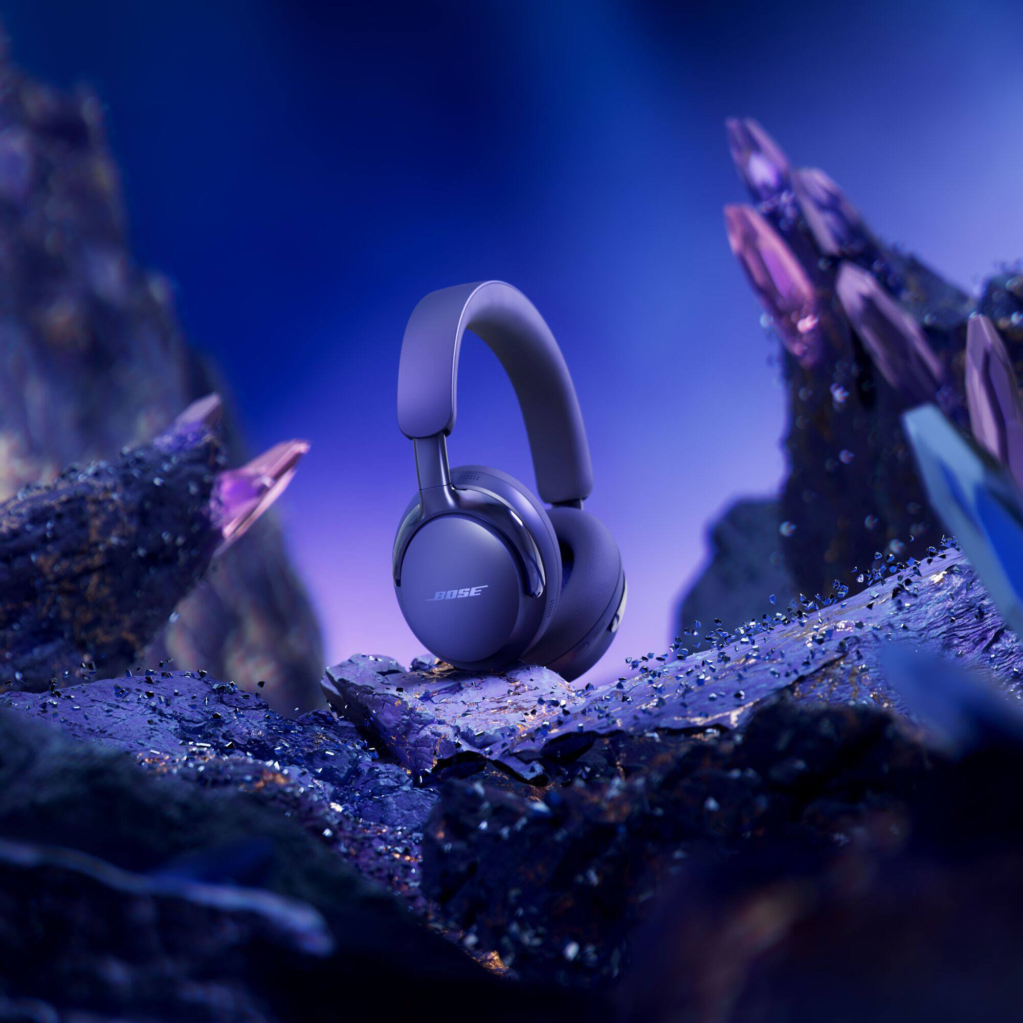 Alt View 4. Bose - QuietComfort Ultra Headphones (2nd Gen) - Midnight Violet.