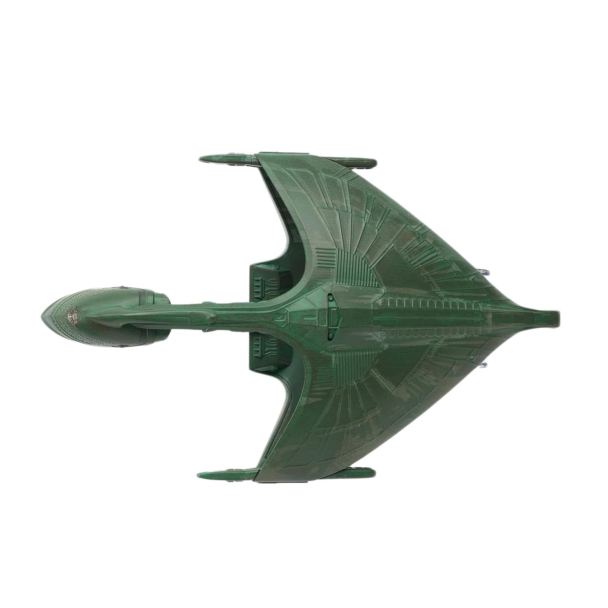 Alt View 3. Eaglemoss - Eaglemoss Star Trek Starship Replica | Romulan Warbird - Green.