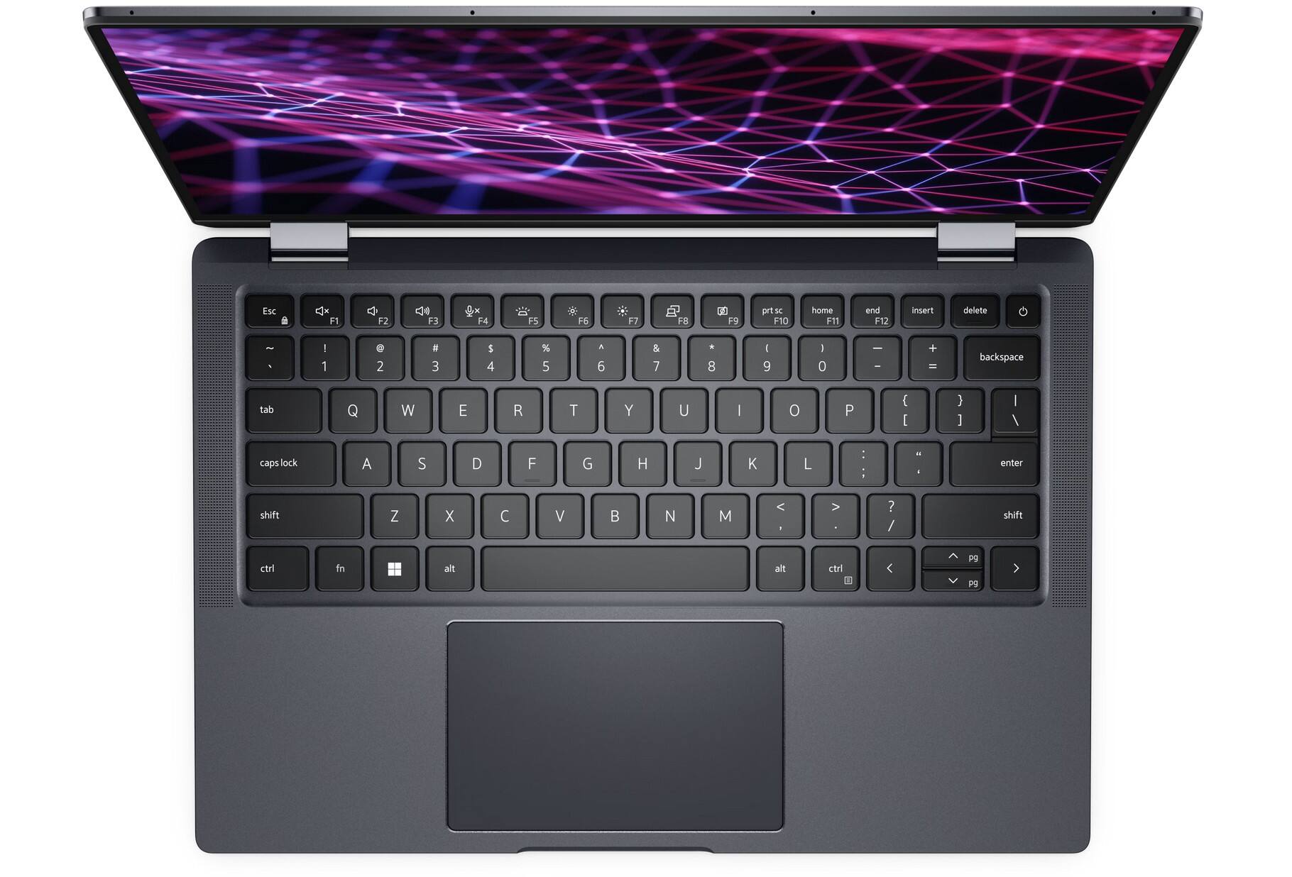 Esc F1 F2 F3 F4 F5 F6 F7 F8 F9 F10 F11 F12 home end insert delete backspace tab Q W E R T Y U I O P { } | caps lock A S D F G H J K L : X C V B N M < > ? shift shift ctrl fn alt alt ctrl enter enter pg up pg down