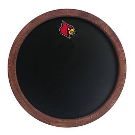 The Fan-Brand - Louisville Cardinals 20.25'' Round Chalkboard Faux Barrel Top Sign - Multicolor