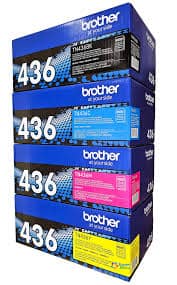Brother - TN436 Toner Cartridge Set (TN436BK, TN436C, TN436M, TN436Y)