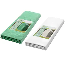 Outsunny - of 2 Model 01-0472 Walk-in Greenhouse Cover Replacements, 55" x 56.25" x 74.75" Reinforced Anti-Tear PE Hot House Covers