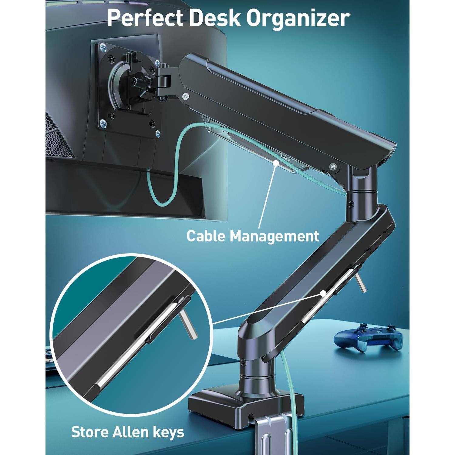 Perfect Desk Organizer

Cable Management

Store Allen keys