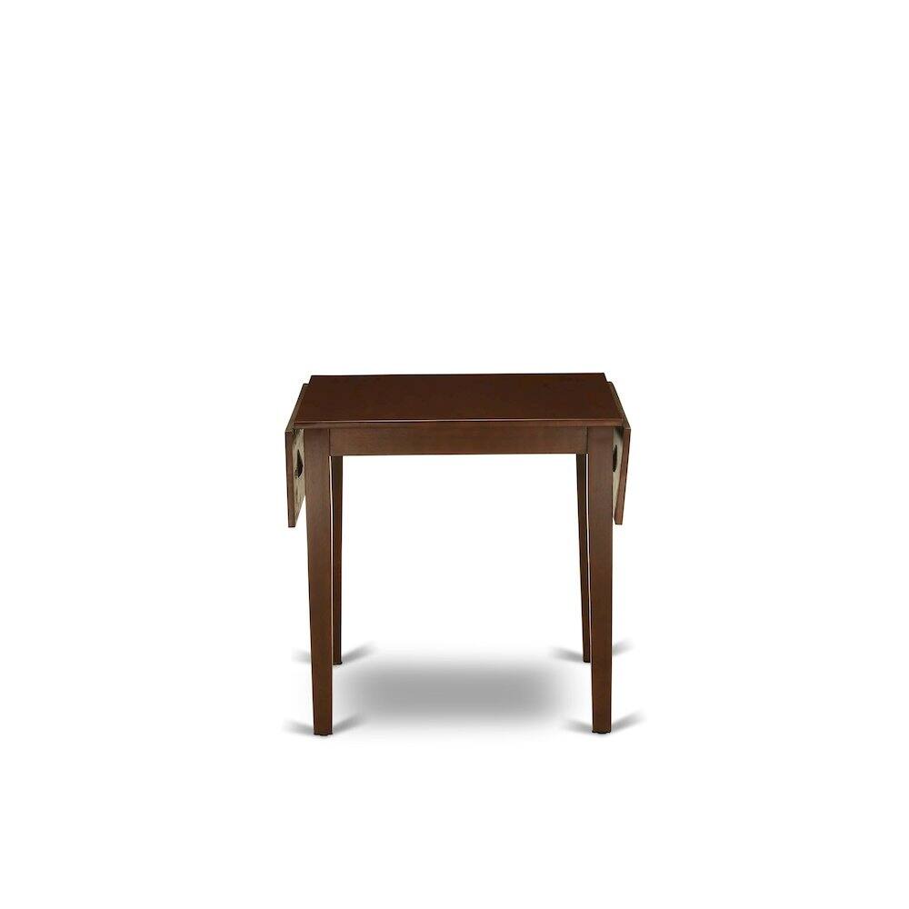 Alt View 8. East West Furniture - 3 Piece Modern Dining Table Set Consists of a Rectangle Kitchen Table - Red.