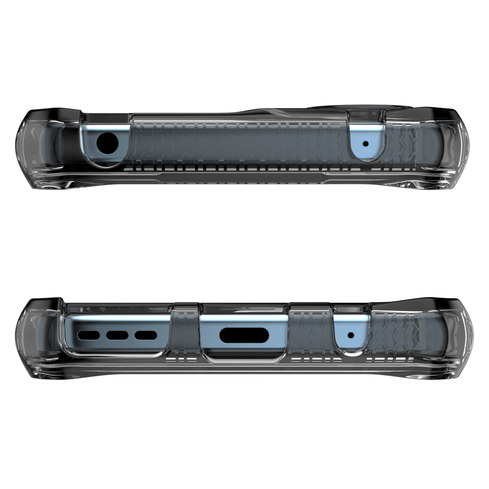 Alt View 3. Itskins - Spectrum_R Clear Case for Motorola Moto G Play (2024) - Black.