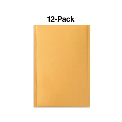 Alt View 1. Staples - 10.25" x 13.5" Self-Sealing Bubble Mailer, #4, 12/Pack - Manila.