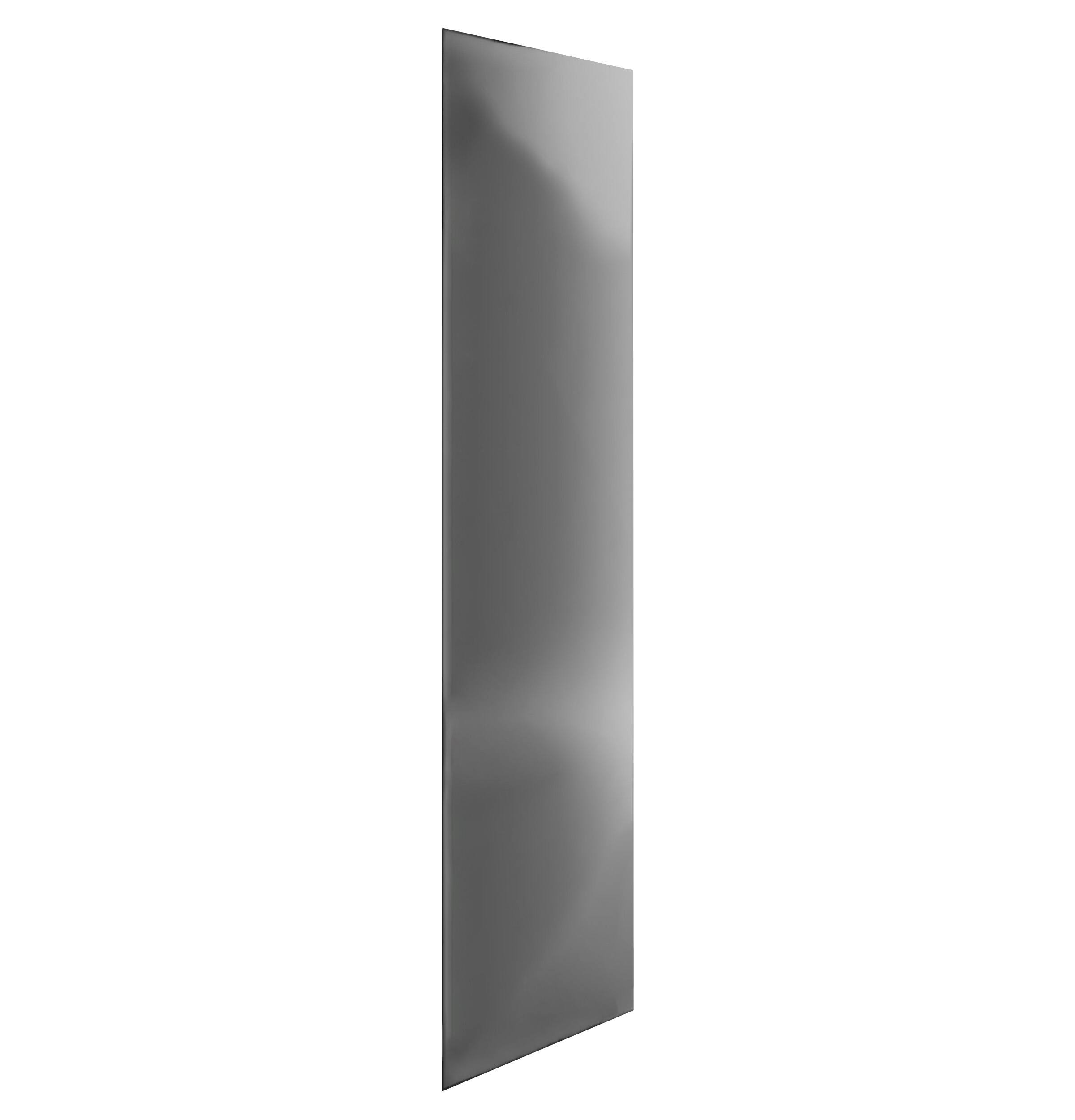 Alt View 2. Monogram - Right Side Panel for Counter-Depth French Door Bottom Freezer Refrigerator - Stainless Steel.