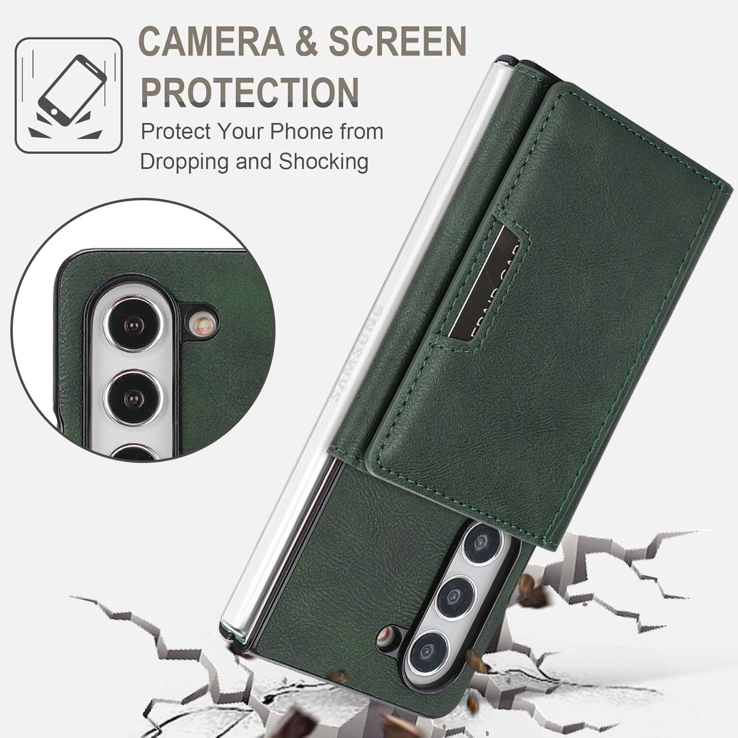 CAMERA & SCREEN PROTECTION  
Protect Your Phone from Dropping and Shocking