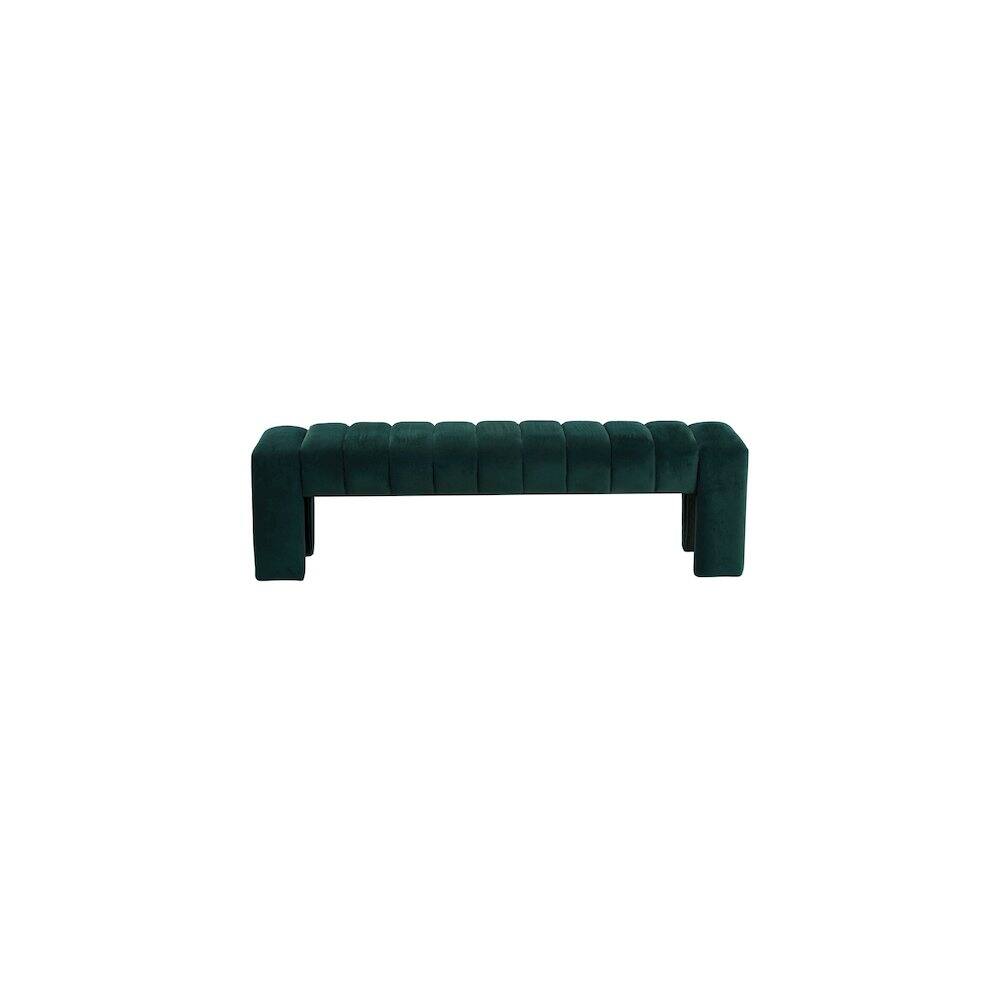 Alt View 1. Meridian Furniture - Andaz Green Bench - Green.