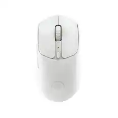 Front. JLab - Nightfall Wireless Gaming Mouse - White.