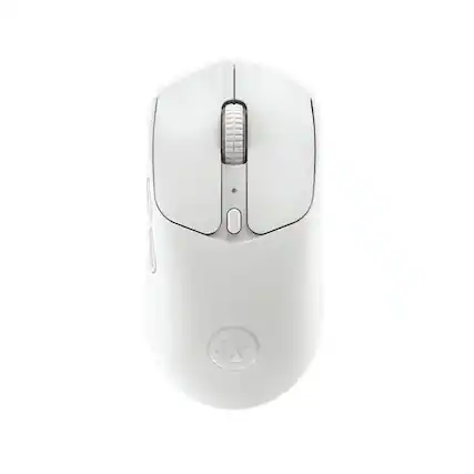 Front. JLab - Nightfall Wireless Gaming Mouse - White.