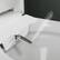 Alt View 7. Famapy - Touchless Smart Toilet with Auto Lid & Auto Flush, Adjustable Bidet Wash, Heated Seat, Warm-Air Dryer, Emergency Flush - White.
