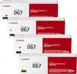 Canon - 067H Toner Cartridge, High Yield 4‑Pack - Black | Cyan | Magenta | Yellow