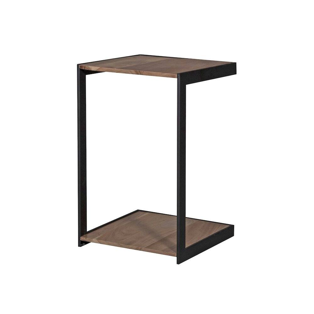 Back. Porter Designs - Manzanita Live Edge Solid Acacia Wood End Table - Natural.