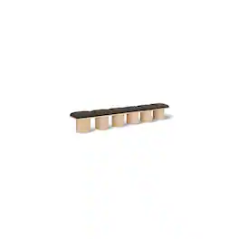 Meridian Furniture - Pavilion Boucle Fabric Bench - Brown