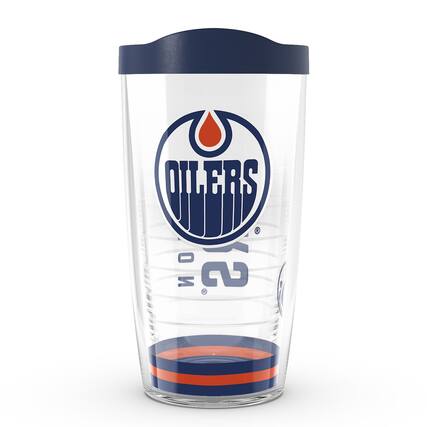 Front. Tervis - Edmonton Oilers 16oz. Arctic Classic Tumbler - Multicolor.