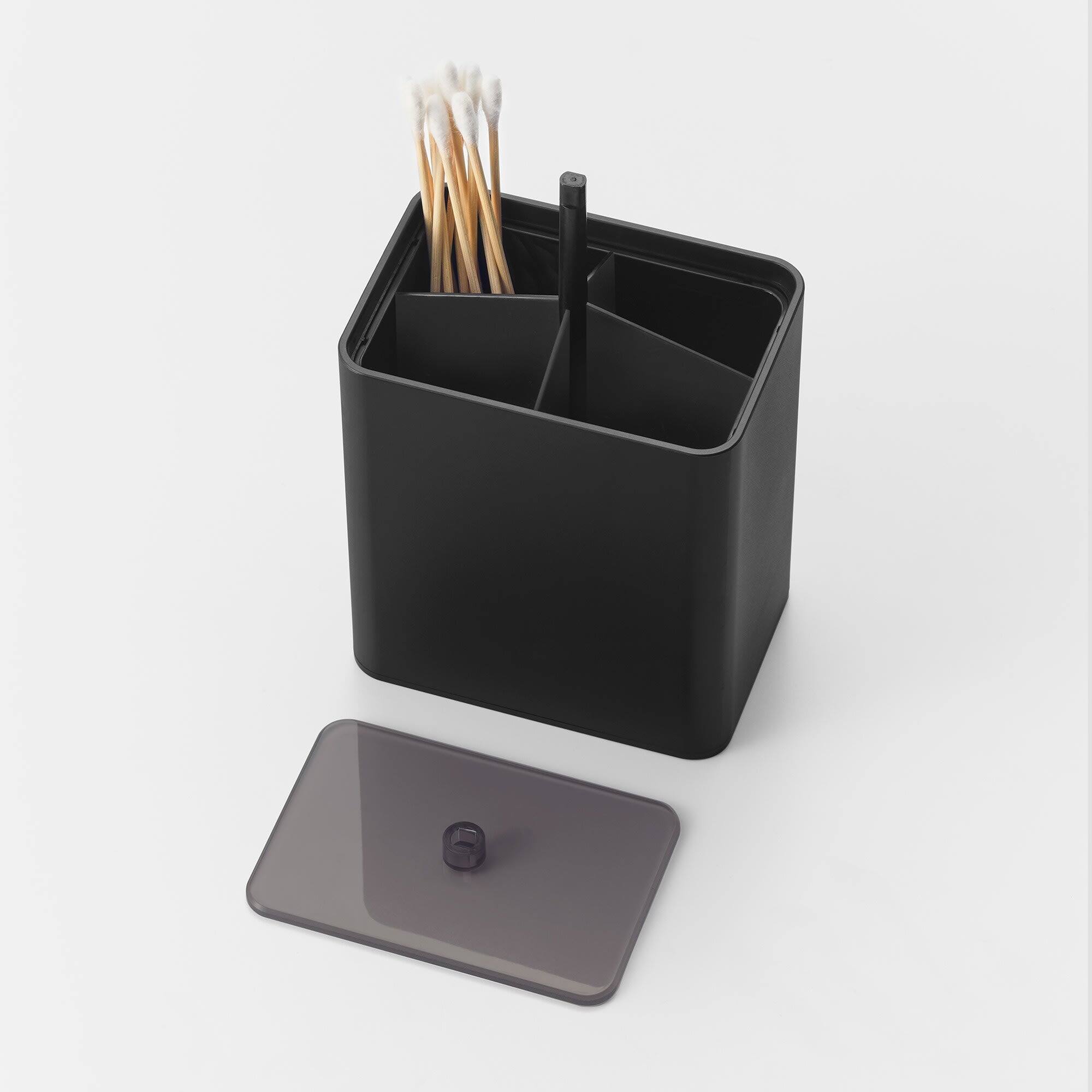 Yamazaki Home - Cotton Swab Push-Top Case - Black price history on PriceWatchPro