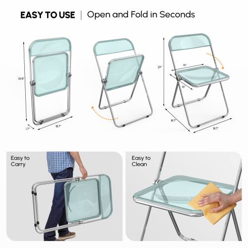 EASY TO USE  
Open and Fold in Seconds  

Easy to Carry  
Easy to Clean