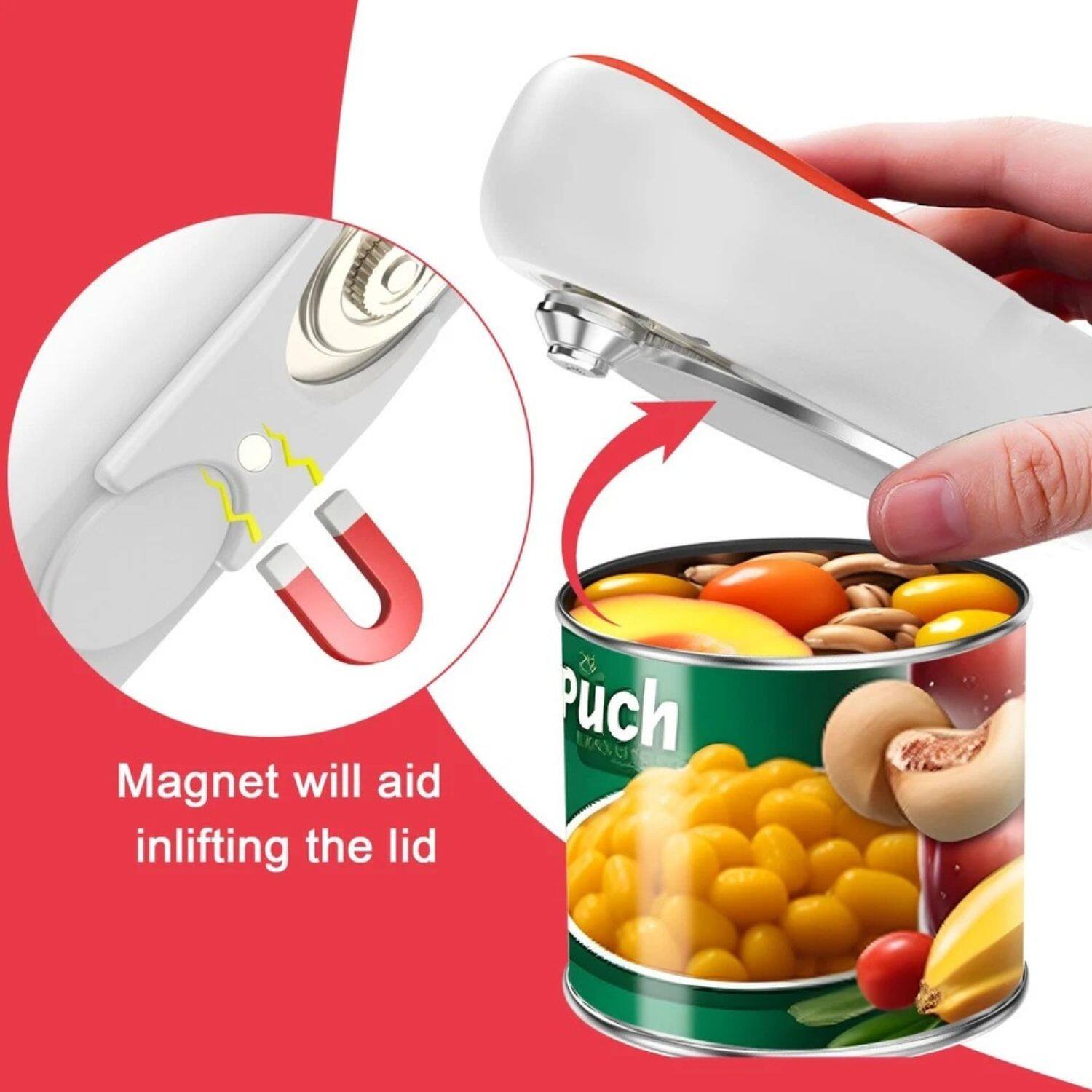 Magnet will aid in lifting the lid
