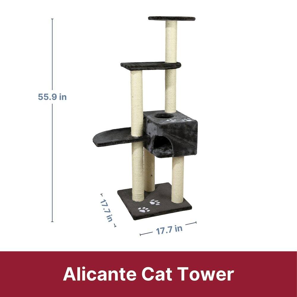 55.9 in  
17.7 in  
17.7 in  
Alicante Cat Tower