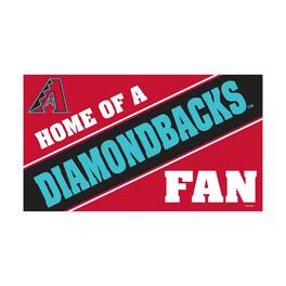 Evergreen Enterprises - Arizona Diamondbacks 28" x 16" Home of a Fan Indoor/Outdoor Trapper Mat - Multicolor