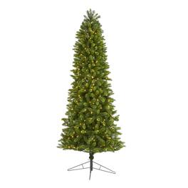 BreeBe - 8' Slim Virginia Spruce Xmas w/600 (MF/IC) LEDs & 1294 Tips - Green