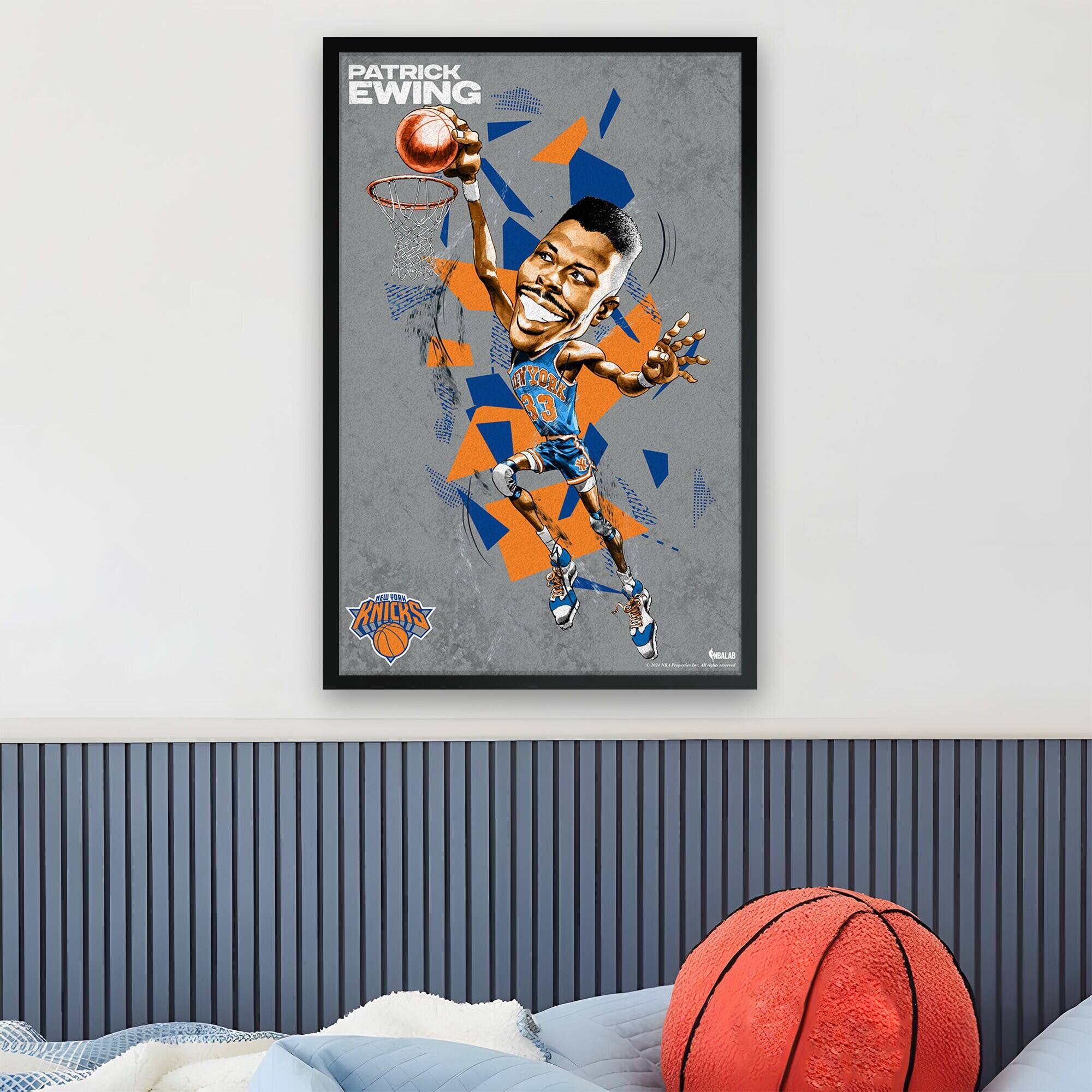 PATRICK EWING  
WETORE 33  
KNICKS  
0 1 : : M :