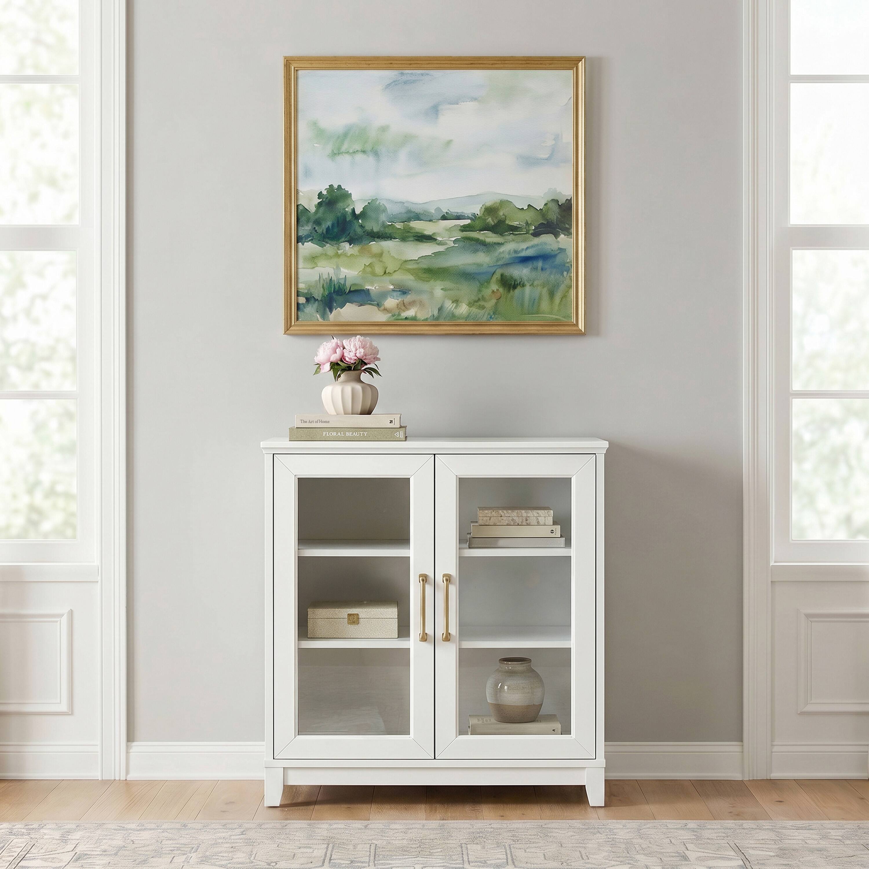 White Frame/Gold Hardware