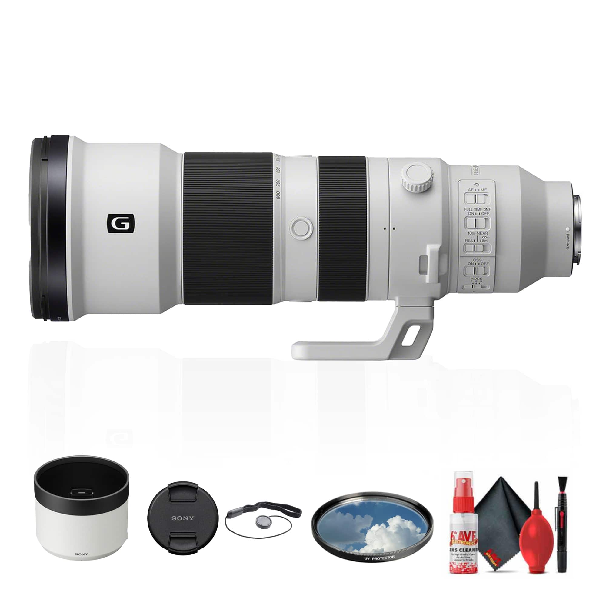 FE 400-800mm f/6.3-8 G OSS Lens | Fast Autofocus for Sony E-Mount + More (International Version)