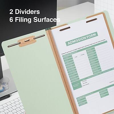 2 Dividers  
6 Filing Surfaces  

ADMISSION FORM
