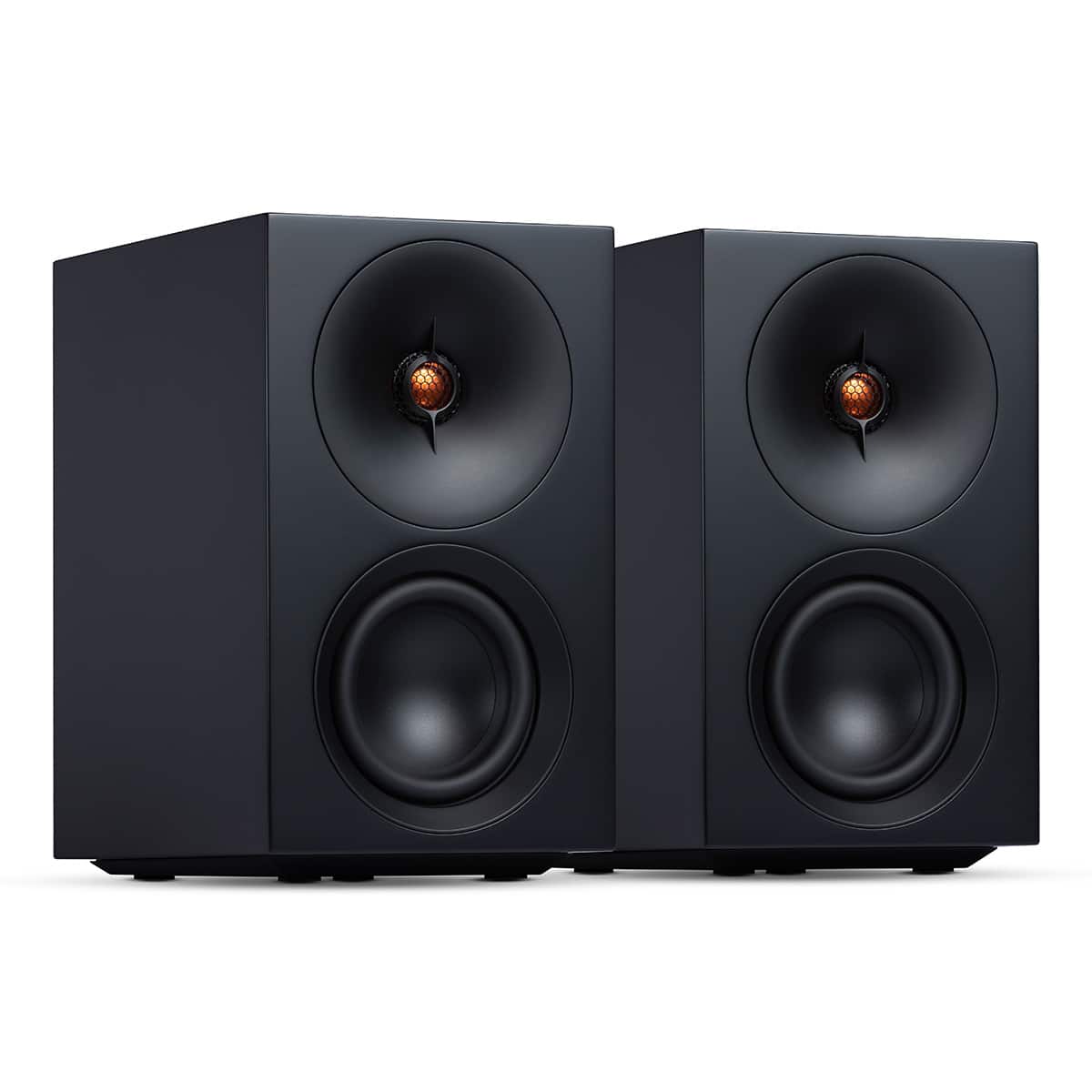 Cambridge Audio - L/R S Ultra Compact Wireless Active Stereo Speakers - Pair - Black