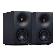Front. Cambridge Audio - Cambridge Audio L/R S Ultra Compact Wireless Active Stereo Speakers - Pair - Black.