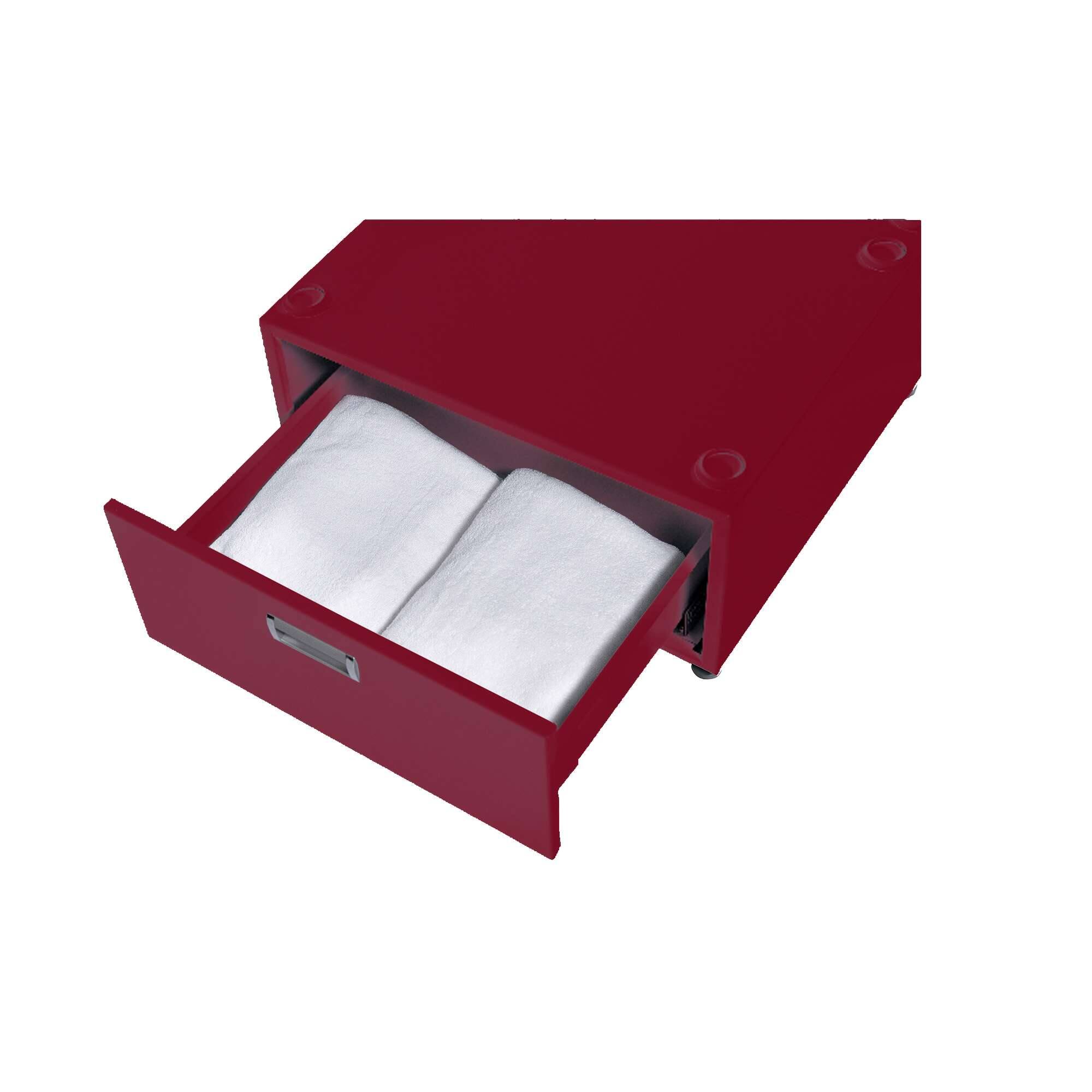 Angle. Equator - Equator 24in Laundry Pedestal 11in tall + Rollout Storage Drawer Adjustable feet.