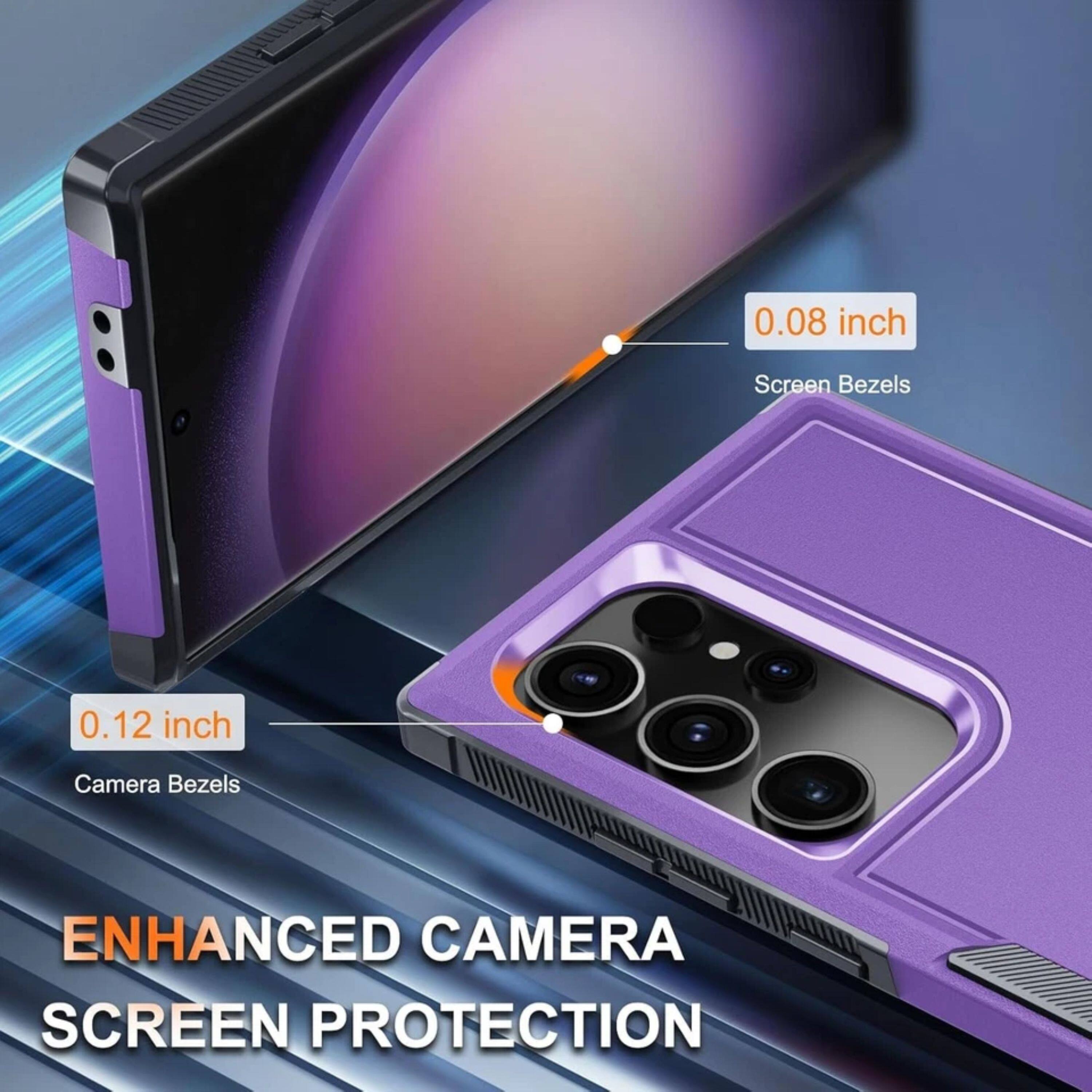 0.08 inch Screen Bezels  
0.12 inch Camera Bezels  
ENHANCED CAMERA SCREEN PROTECTION